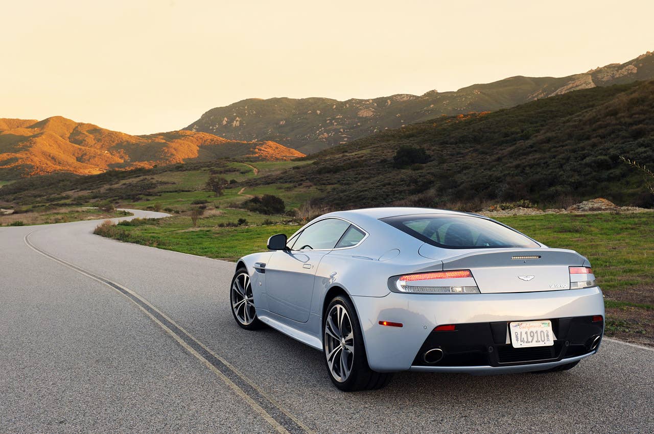 2011 Aston Martin V12 Vantage rear 3/4 view