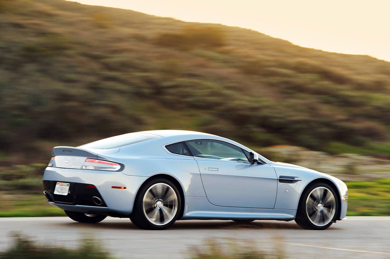 2011 Aston Martin V12 Vantage driving