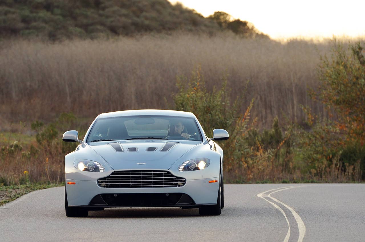 2011 Aston Martin V12 Vantage driving