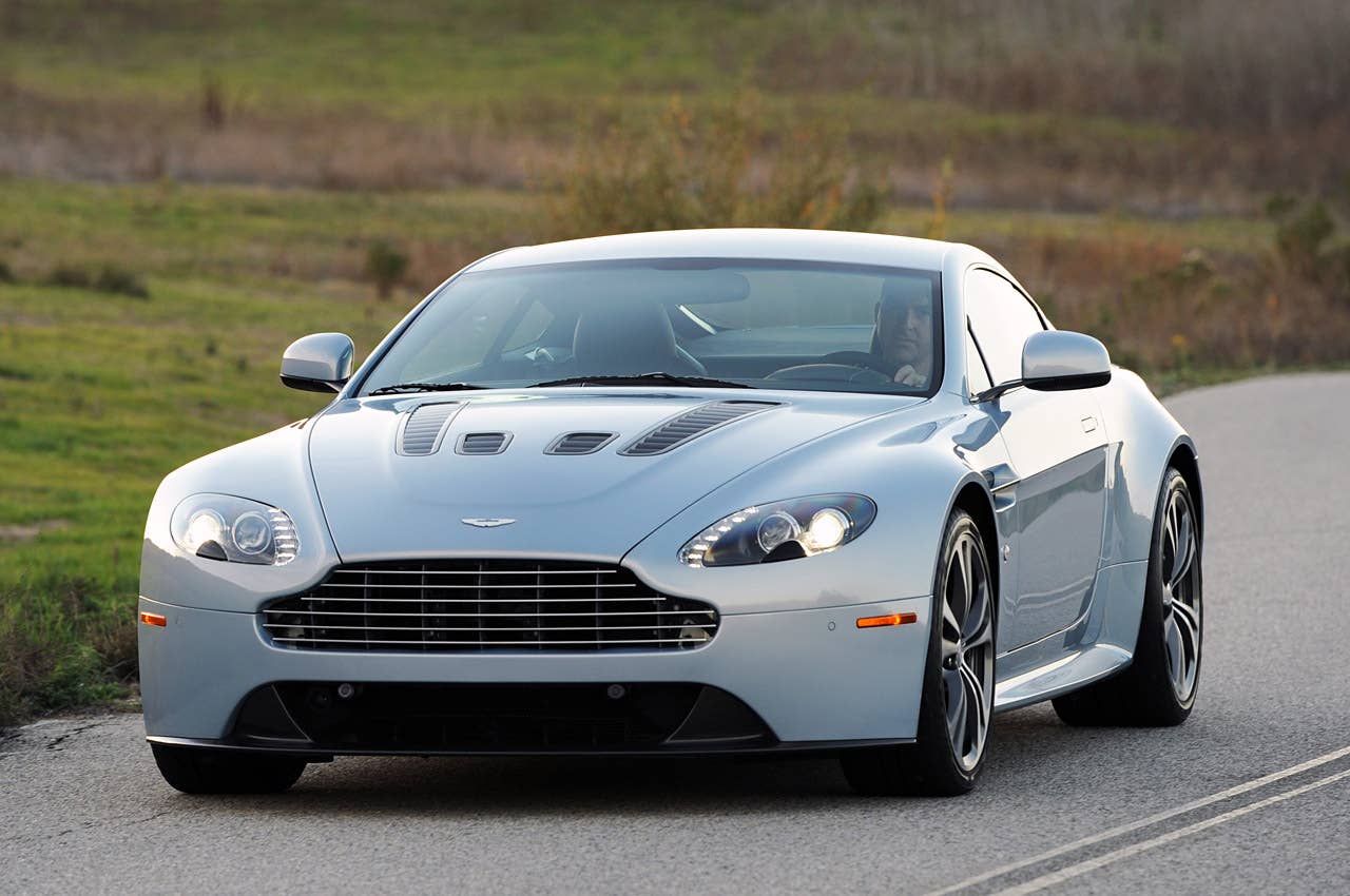 2011 Aston Martin V12 Vantage driving