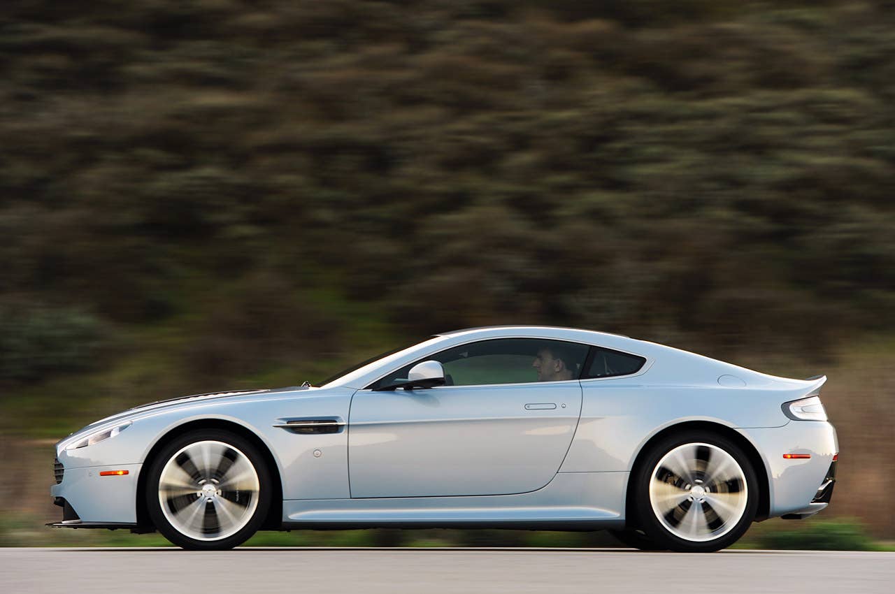 2011 Aston Martin V12 Vantage driving