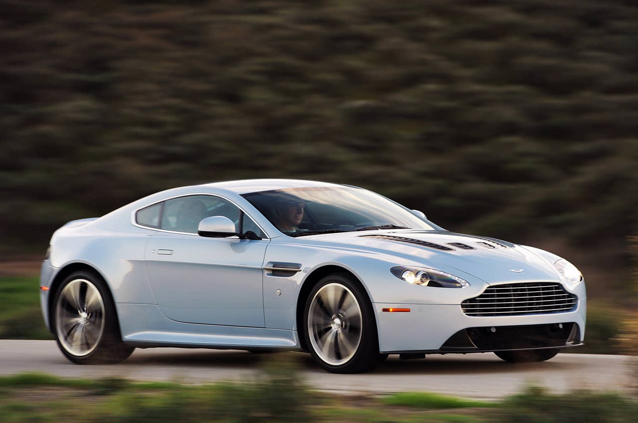 2011 Aston Martin V12 Vantage driving