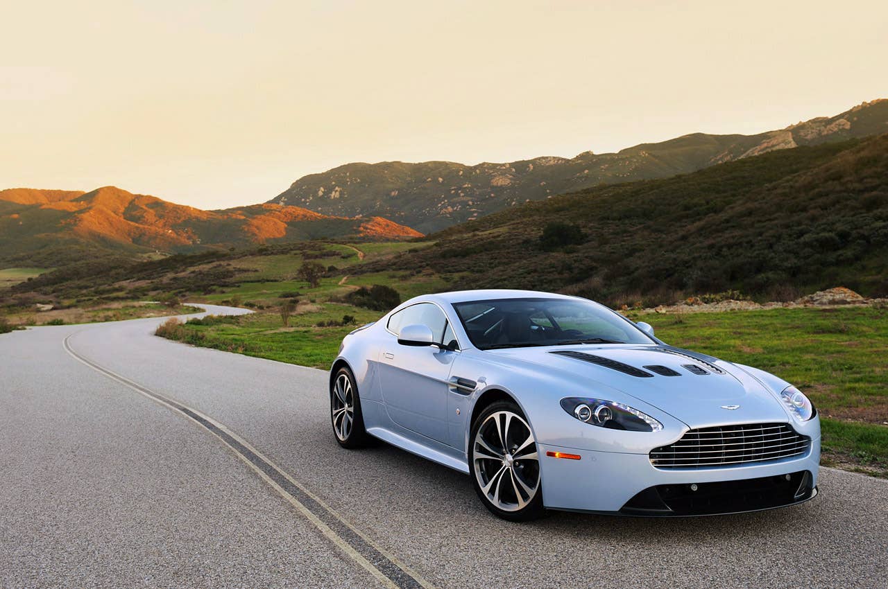 2011 Aston Martin V12 Vantage front 3/4 view