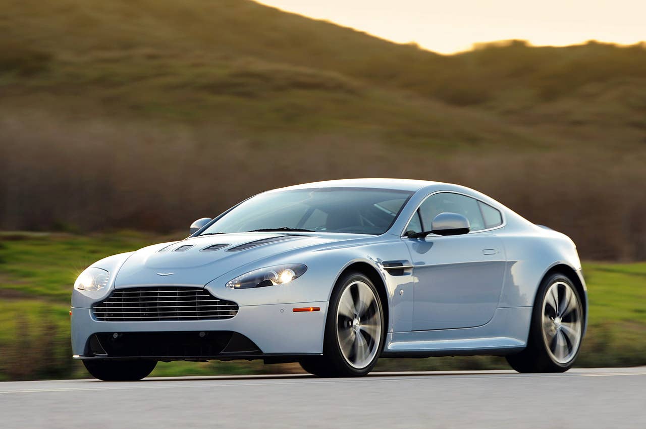 2011 Aston Martin V12 Vantage driving