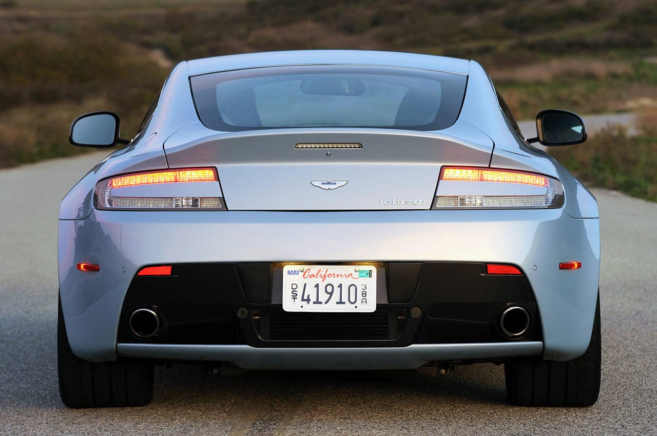 2011 Aston Martin V12 Vantage rear view