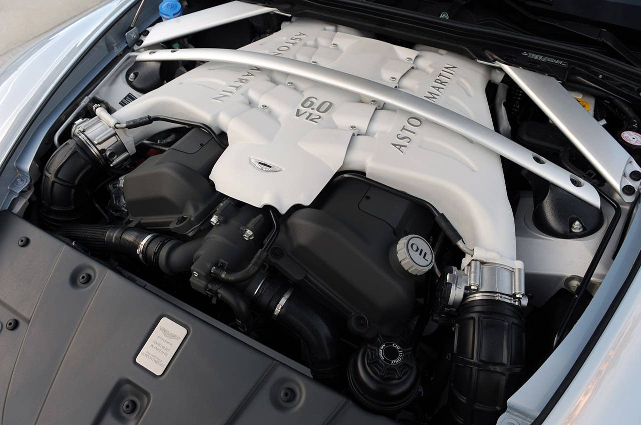 2011 Aston Martin V12 Vantage engine