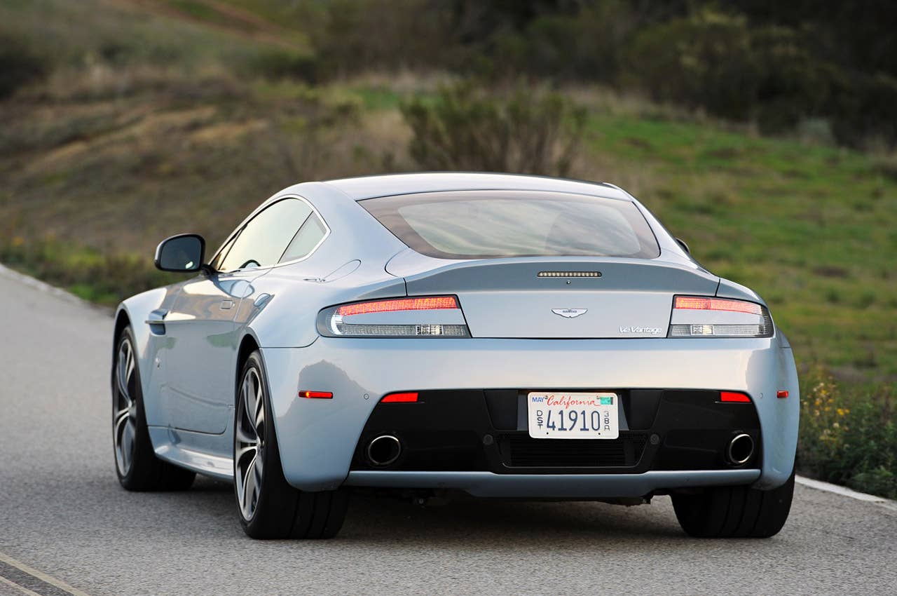 2011 Aston Martin V12 Vantage driving