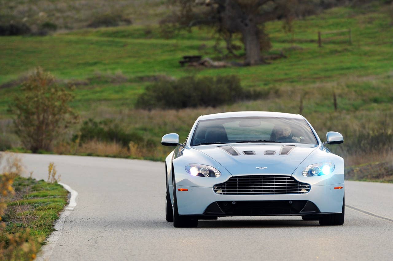 2011 Aston Martin V12 Vantage driving