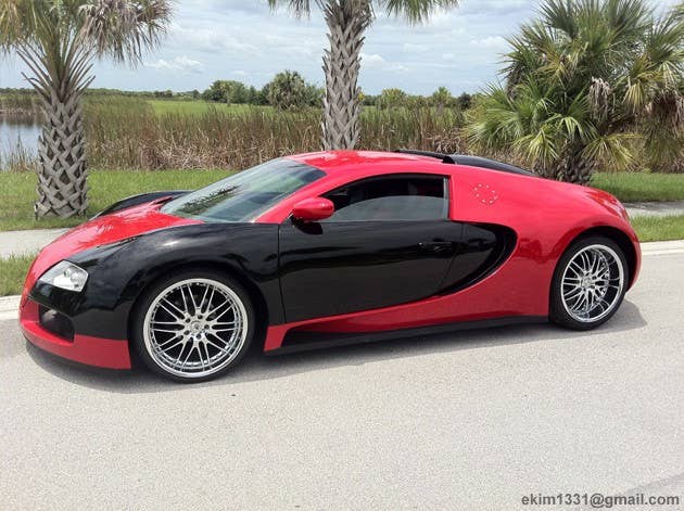 Mercury Cougar Bugatti Veyron Replica side
