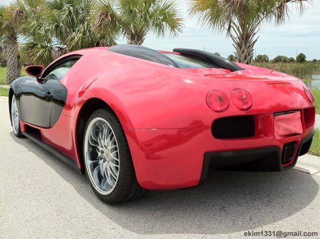 Mercury Cougar Bugatti Veyron Replica rear 3/4