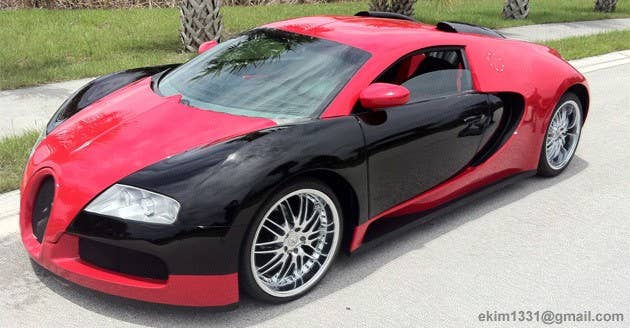 Mercury Cougar Bugatti Veyron Replica front 3/4