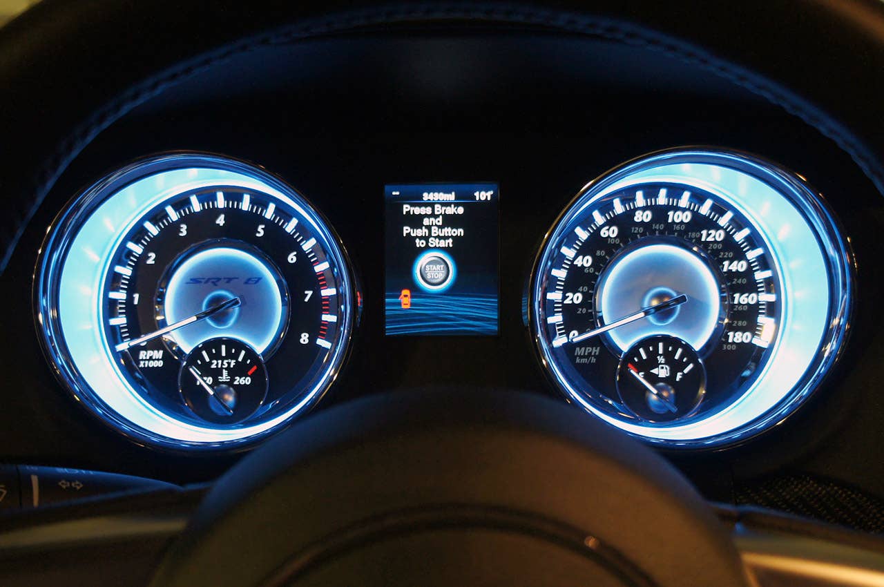 2012 Chrysler 300 SRT8 gauges