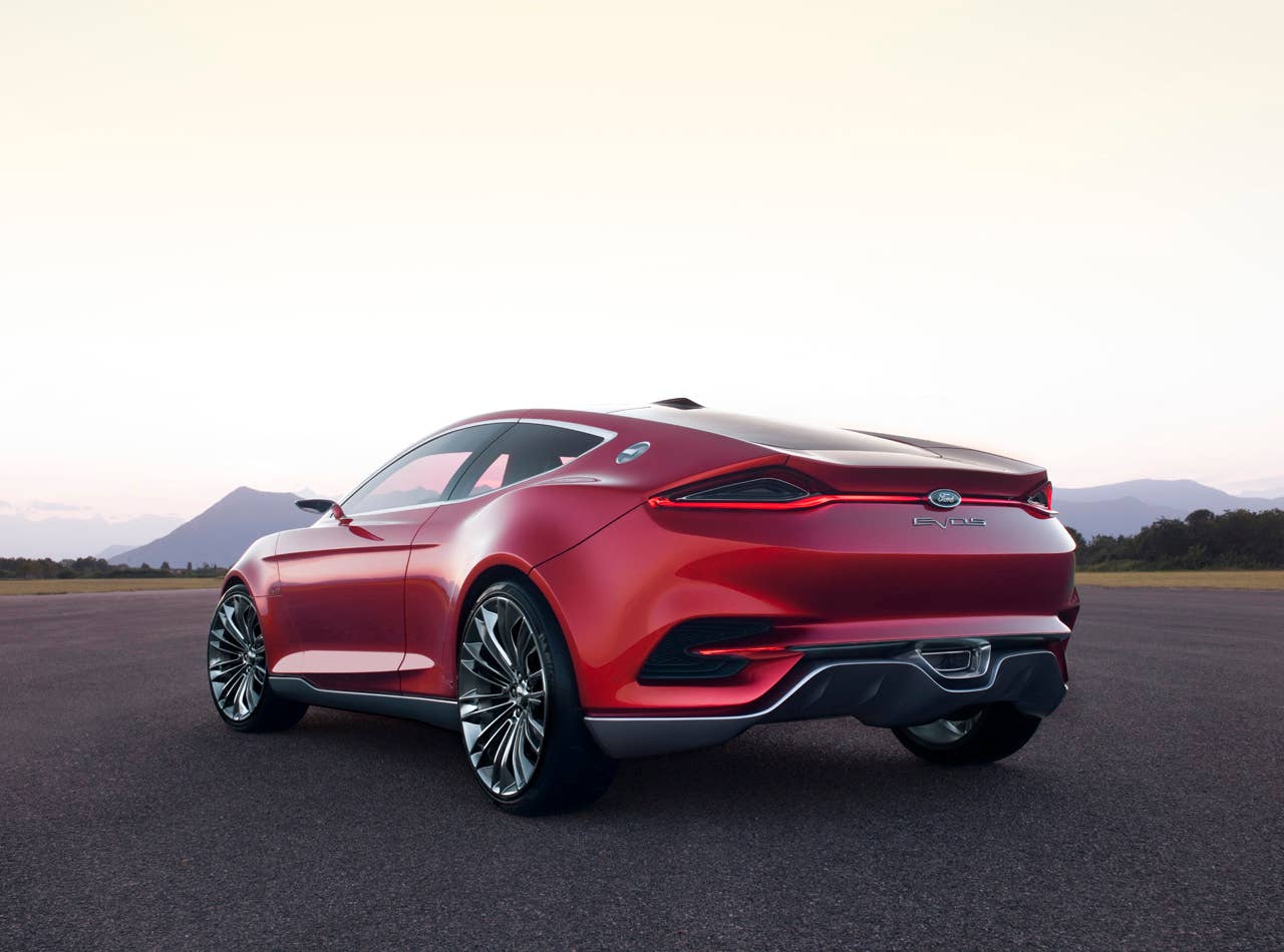 Ford Evos Concept rear 3/4