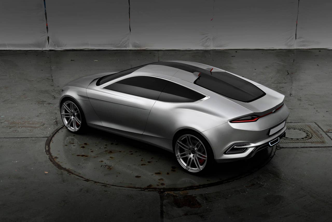 Ford Evos Concept rear 3/4