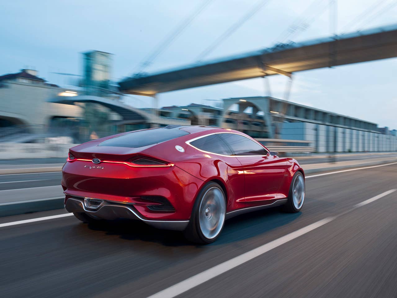 Ford Evos Concept rear 3/4