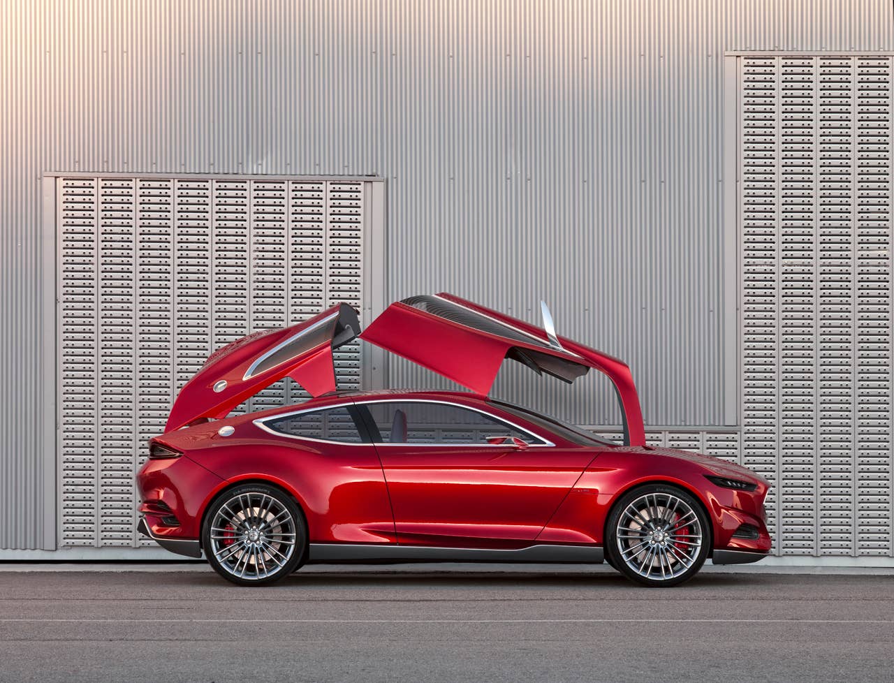 Ford Evos Concept side doors open