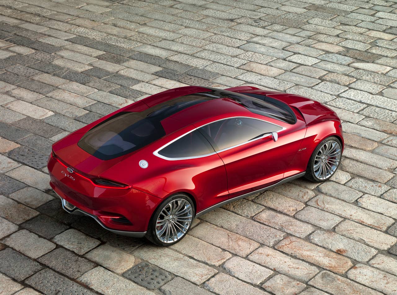 Ford Evos Concept rear 3/4