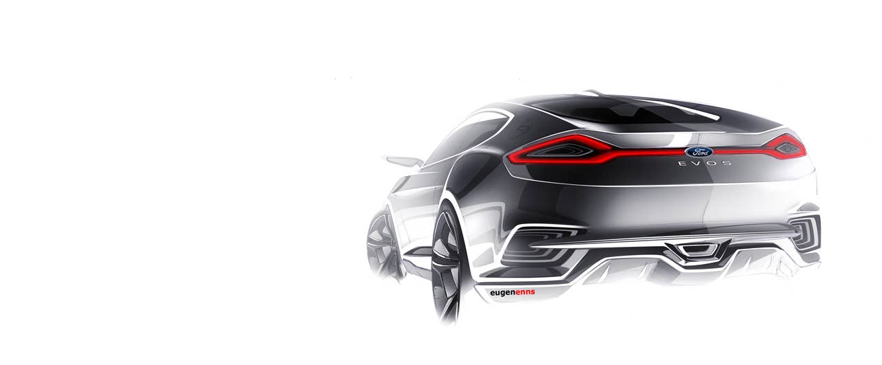 Ford Evos Concept rear