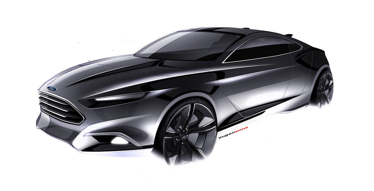 Ford Evos Concept front 3/4
