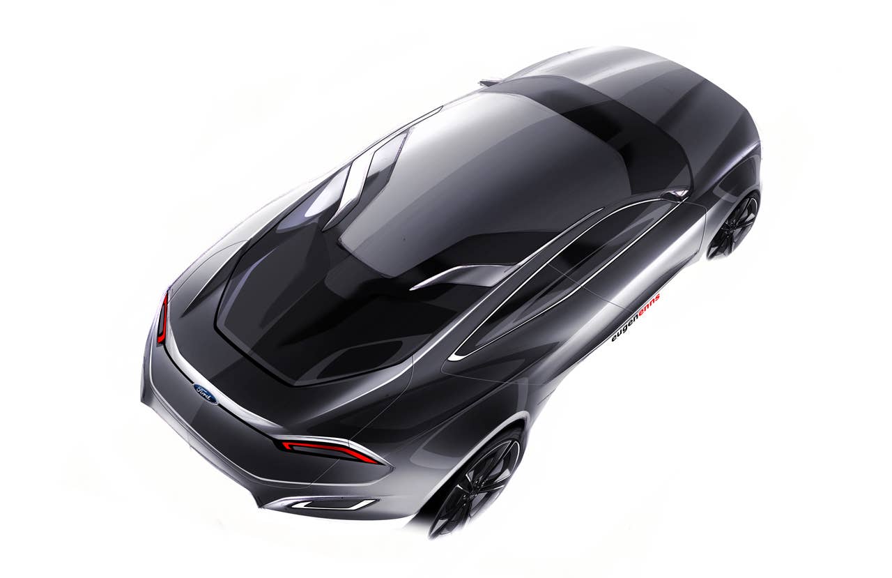 Ford Evos Concept rear above