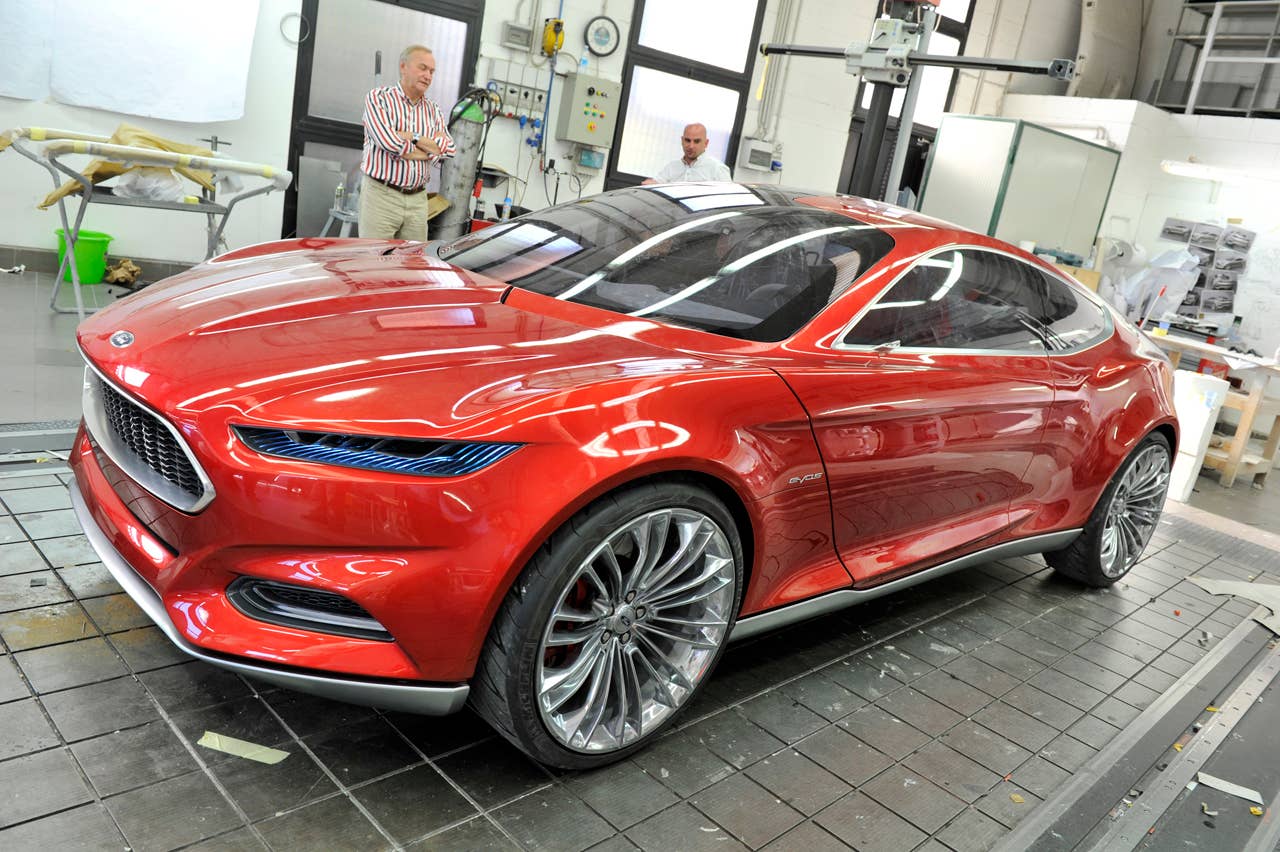 Ford Evos Concept in the design studio