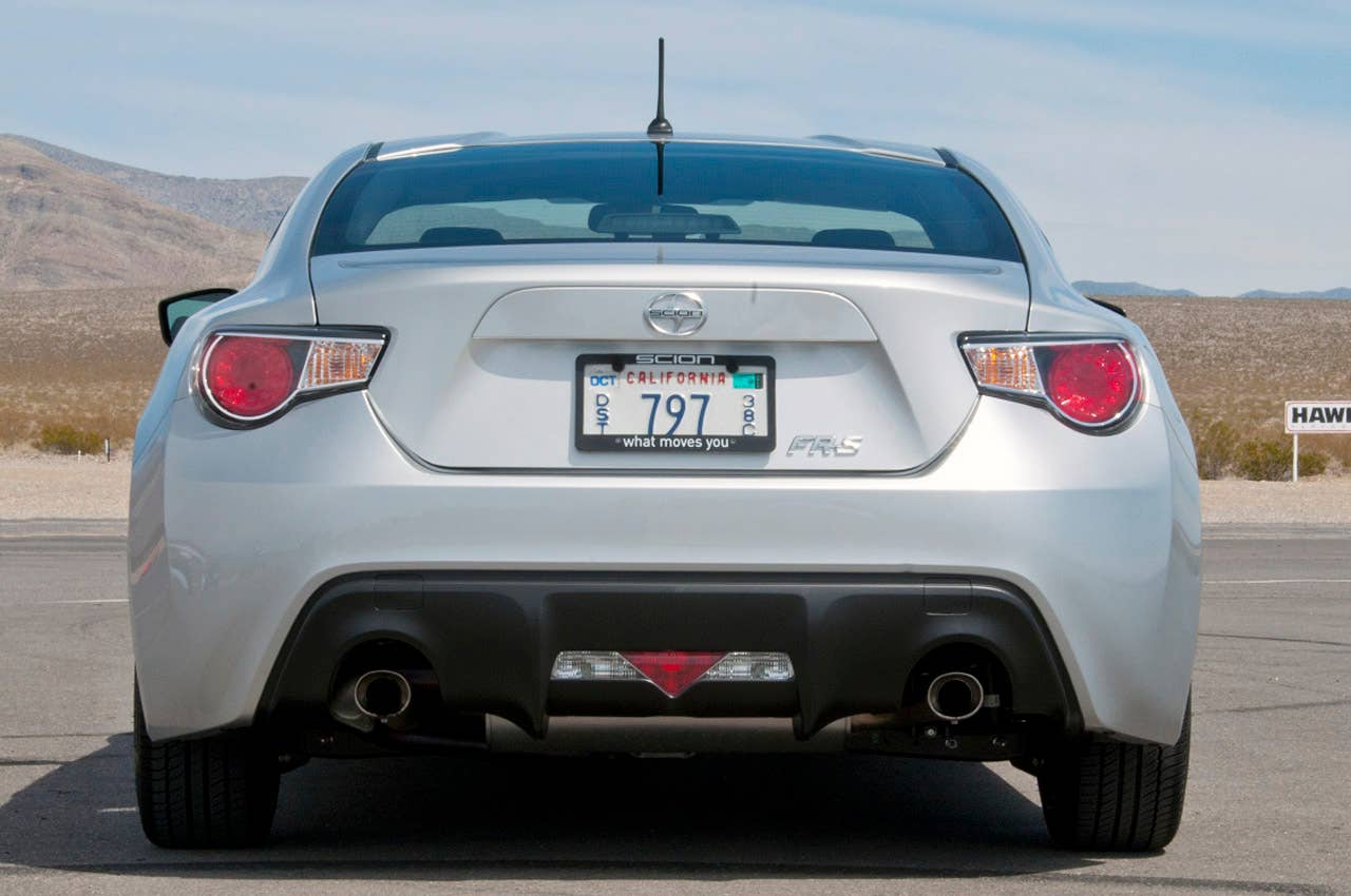 2013 Scion FR-S rear view