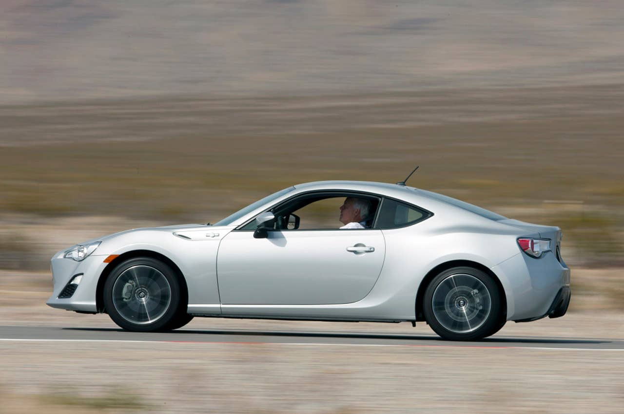 2013 Scion FR-S driving
