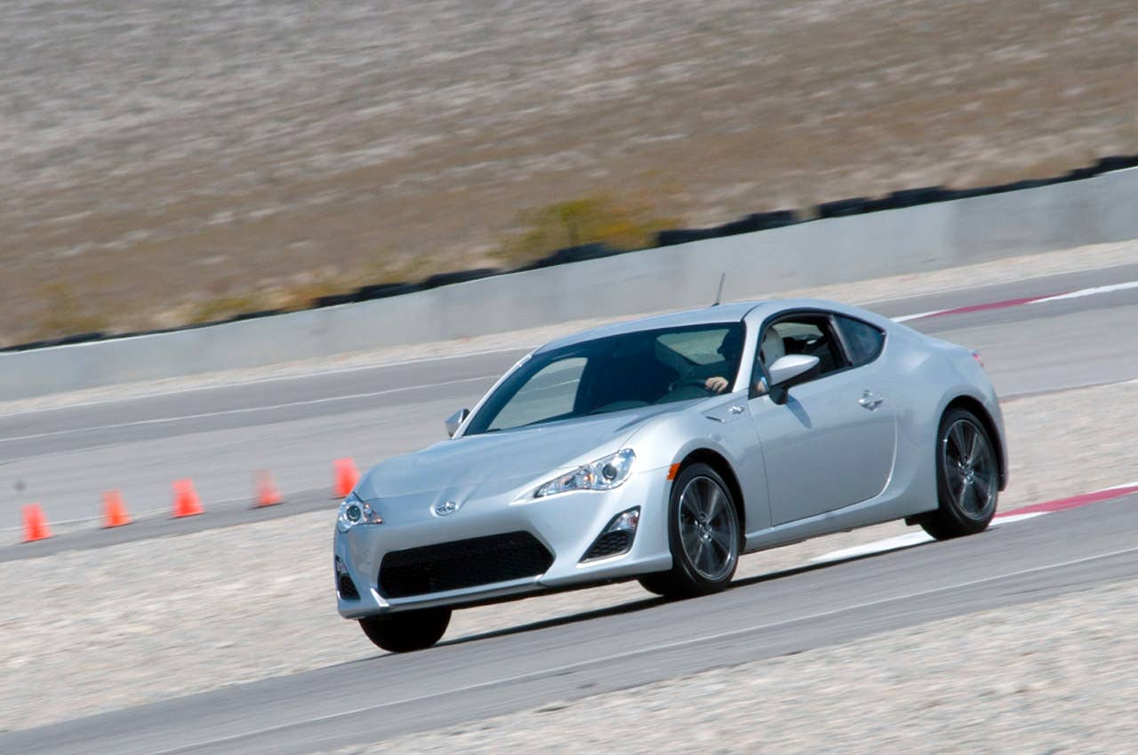 2013 Scion FR-S driving