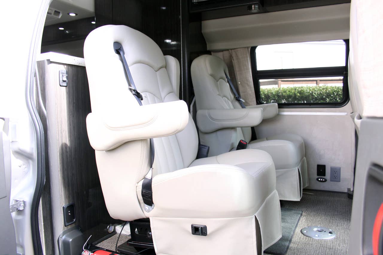 2011 Airstream Avenue rear seats