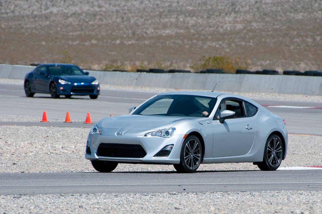 2013 Scion FR-S driving