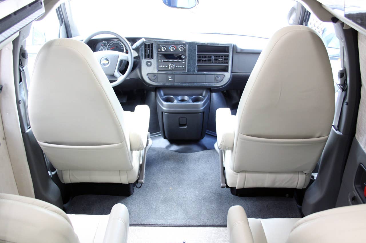 2011 Airstream Avenue rear seats