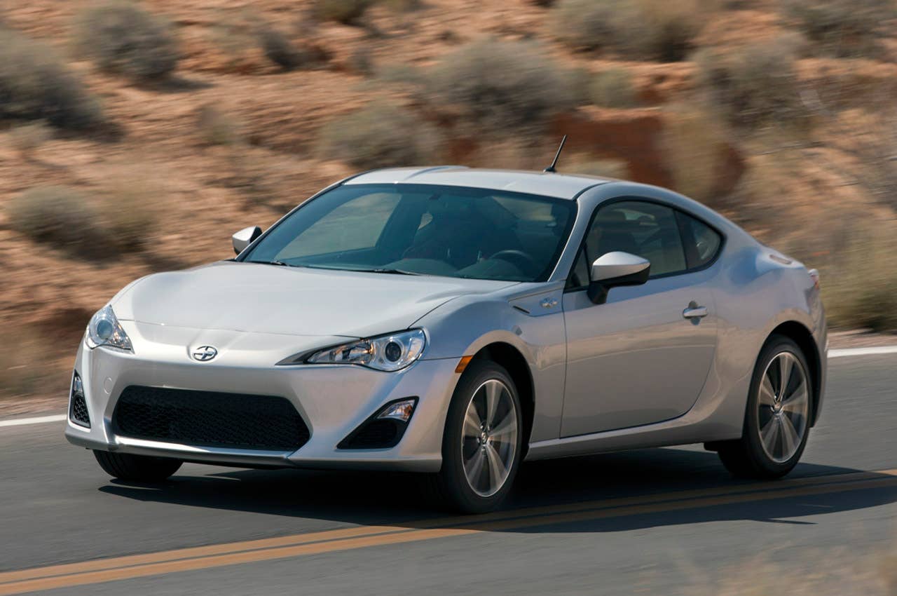 2013 Scion FR-S driving