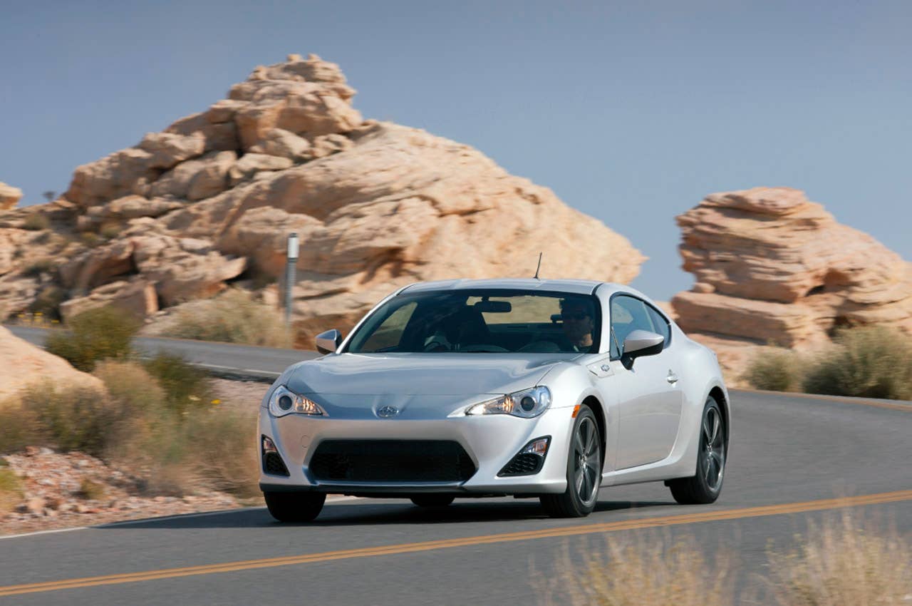 2013 Scion FR-S driving