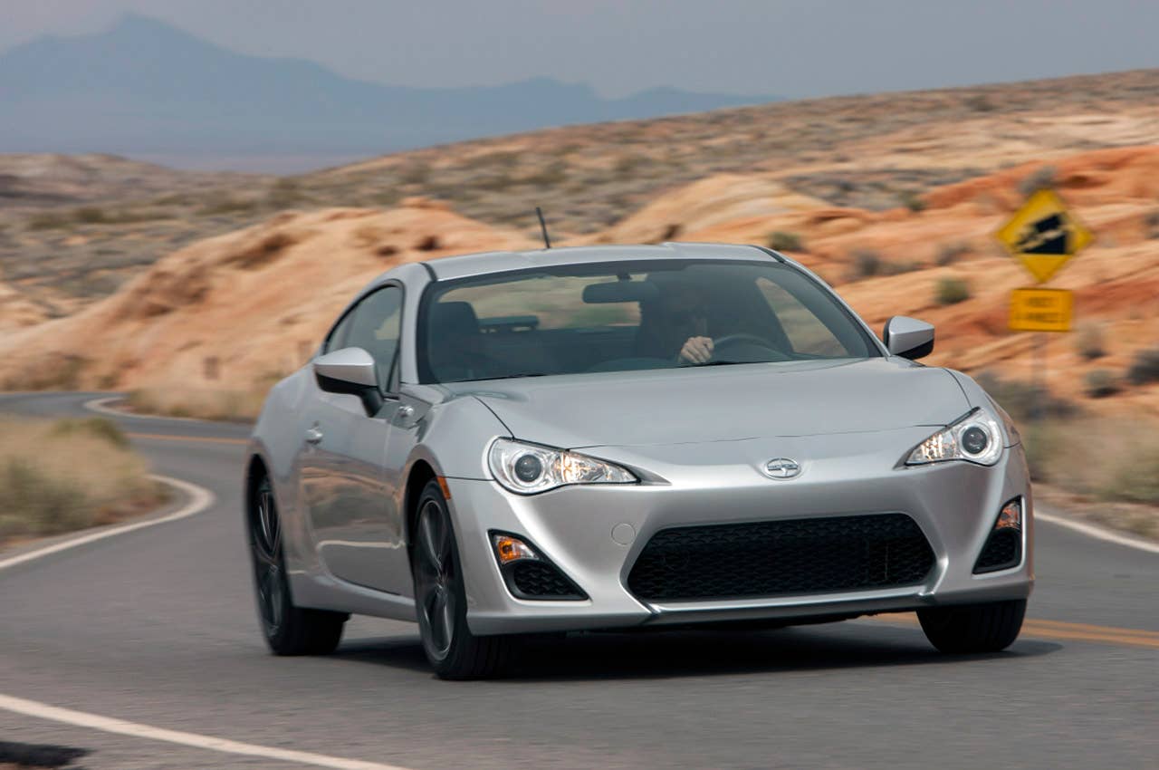 2013 Scion FR-S driving