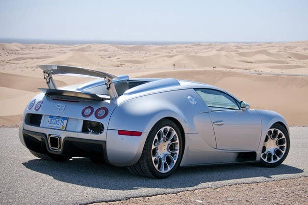 Bugatti Veyron 16.4 Grand Sport rear 3/4 view