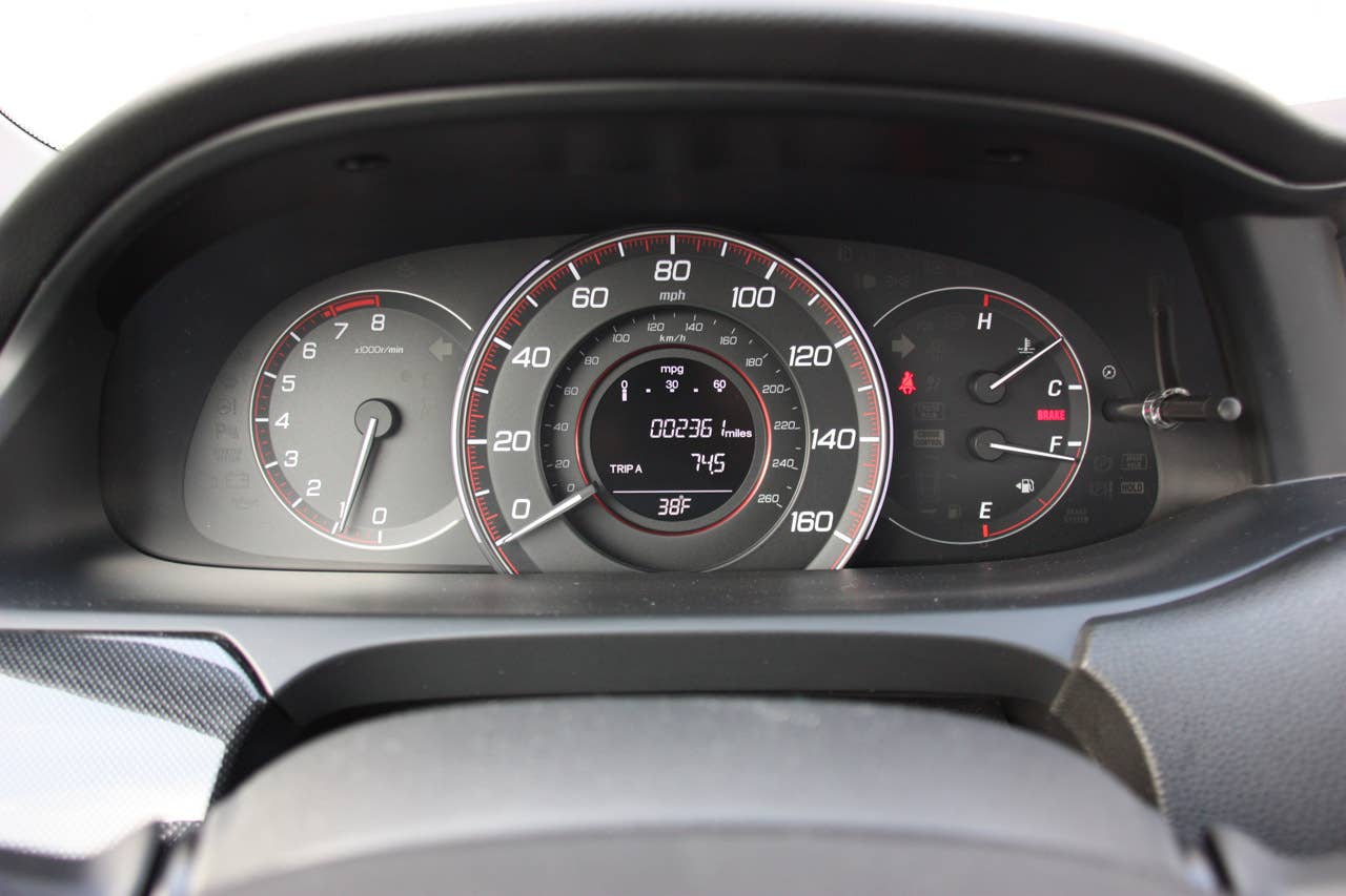 2013 Honda Accord Coupe gauge cluster
