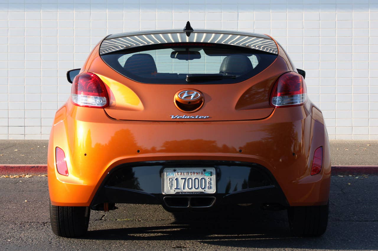 2012 Hyundai Veloster rear view