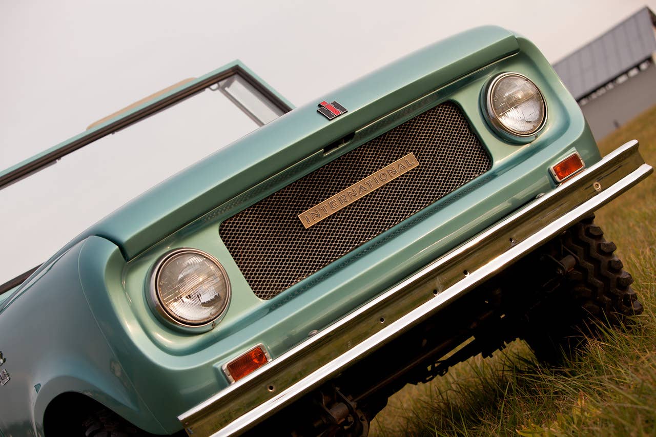 1967 International Scout 800 Sport Top grille