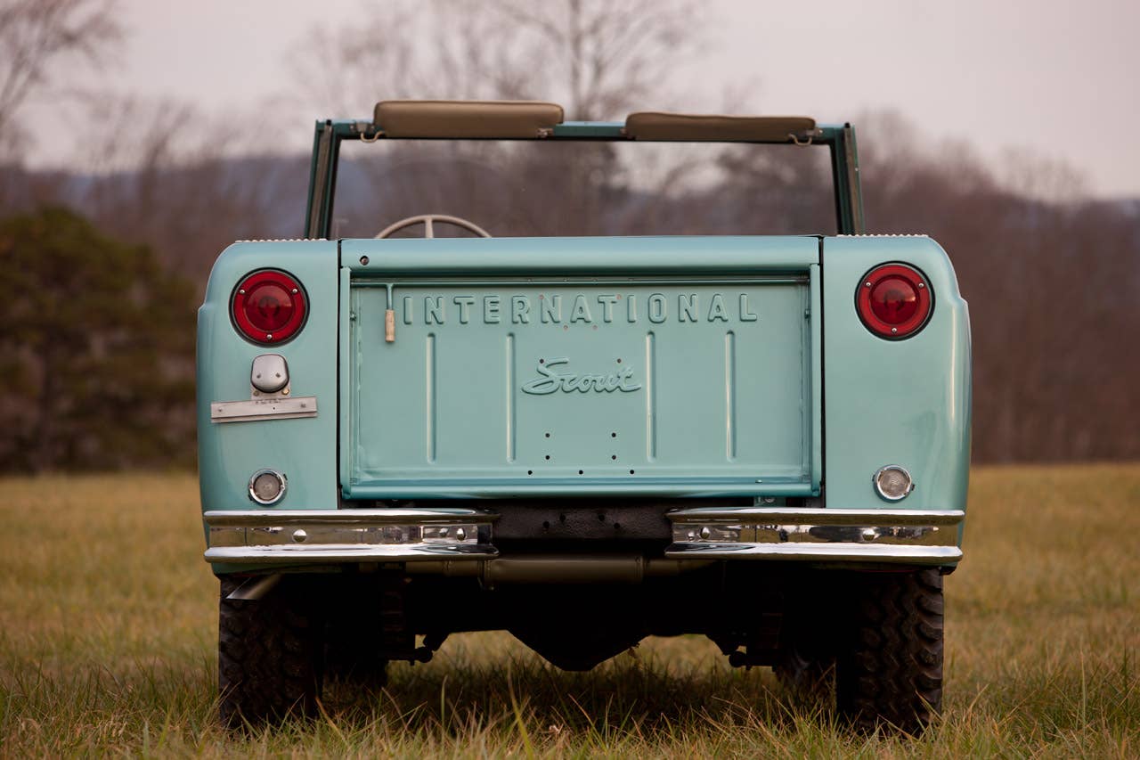 1967 International Scout 800 Sport Top rear