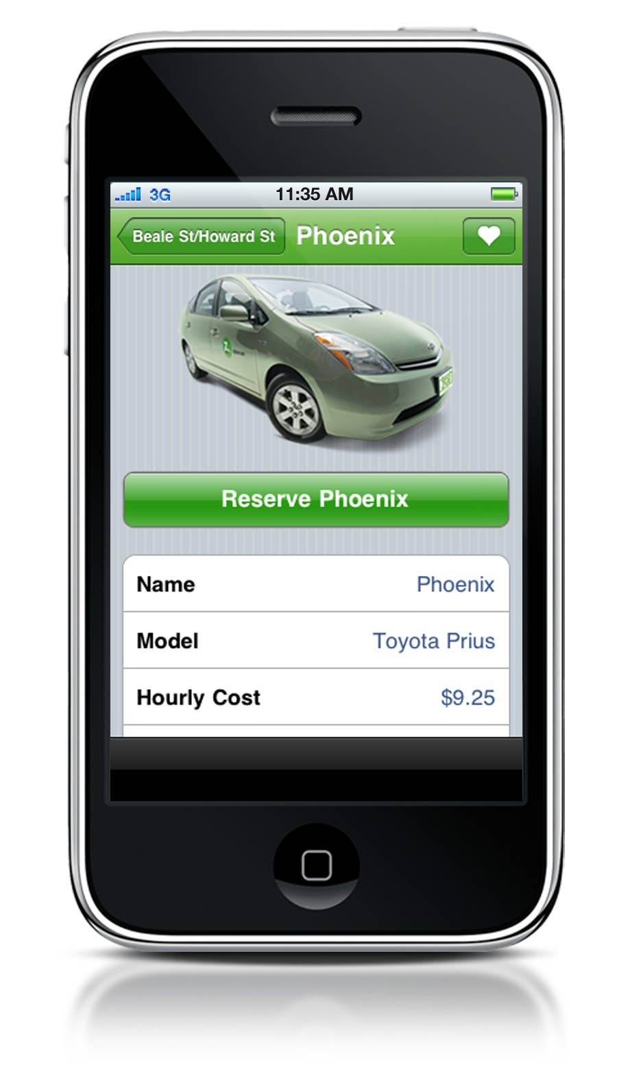 Zipcar app