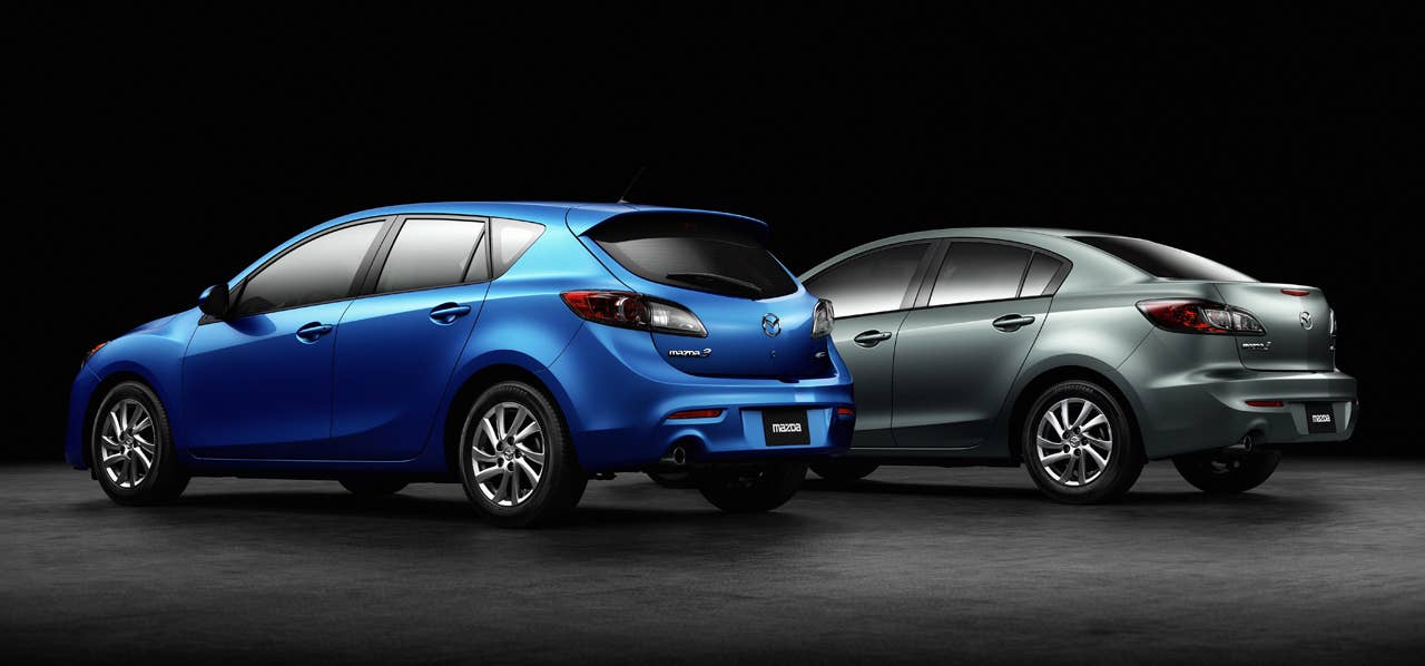 2012 Mazda3 SKYACTIV sedan and hatch