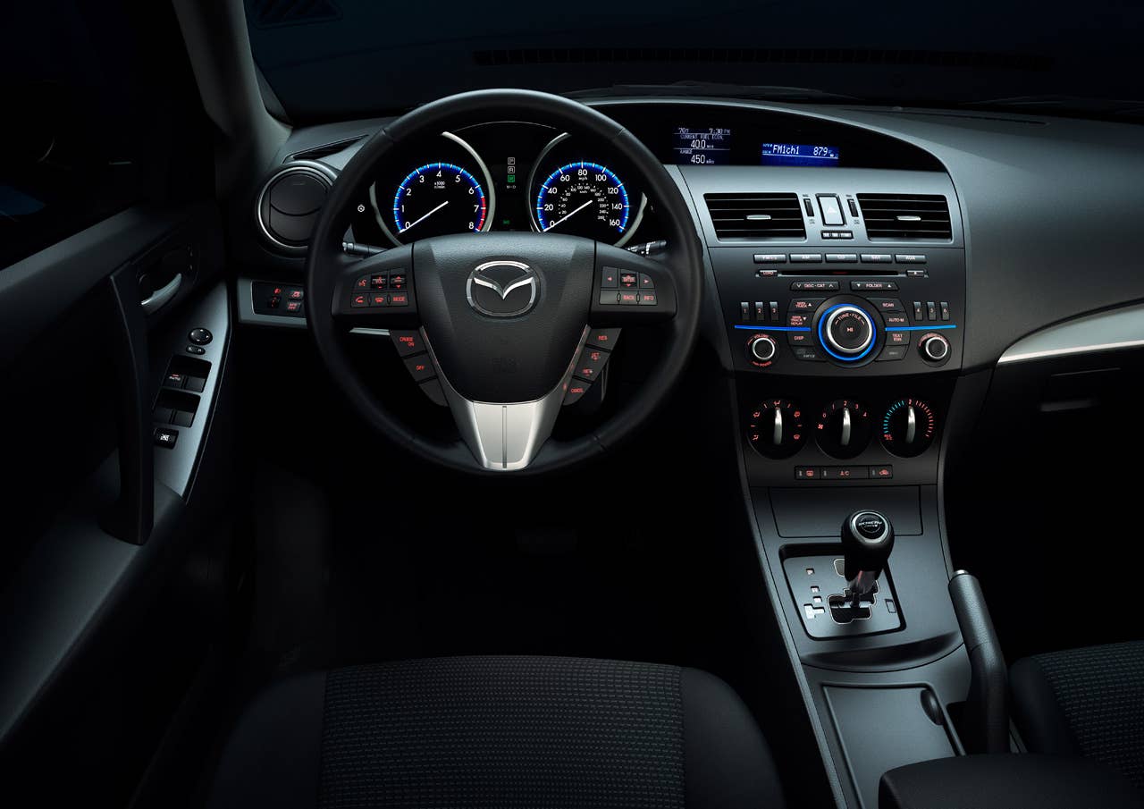 2012 Mazda3 SKYACTIV interior 6AT