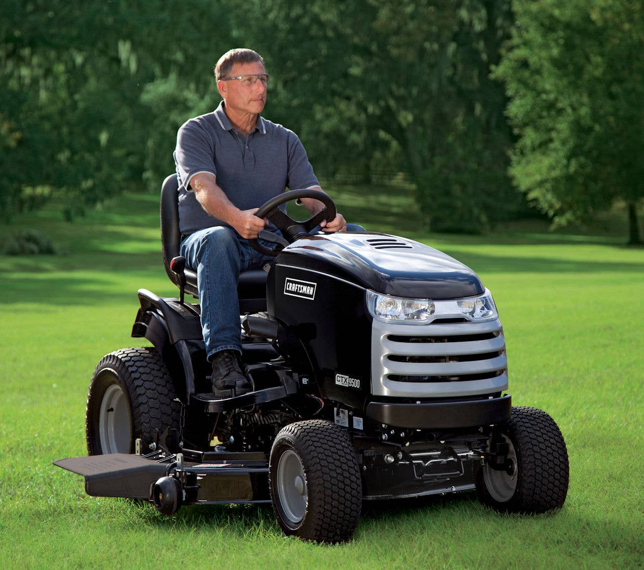 The new premium lawn tractor series from Craftsman.