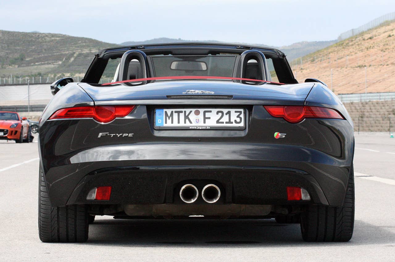 2014 Jaguar F-Type rear view