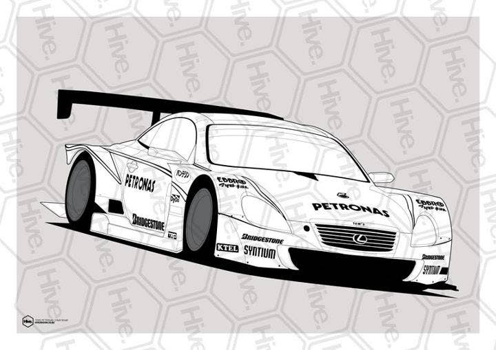 Hive illustrations: Petronas Lexus SC430  All images used with permission from Joel Fletcher.