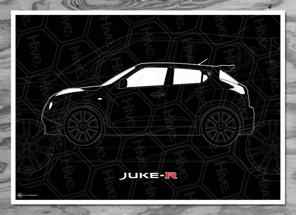 Hive illustrations: Nissan Juke-R  All images used with permission from Joel Fletcher.