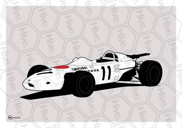 Hive illustrations: Honda RA272  All images used with permission from Joel Fletcher.