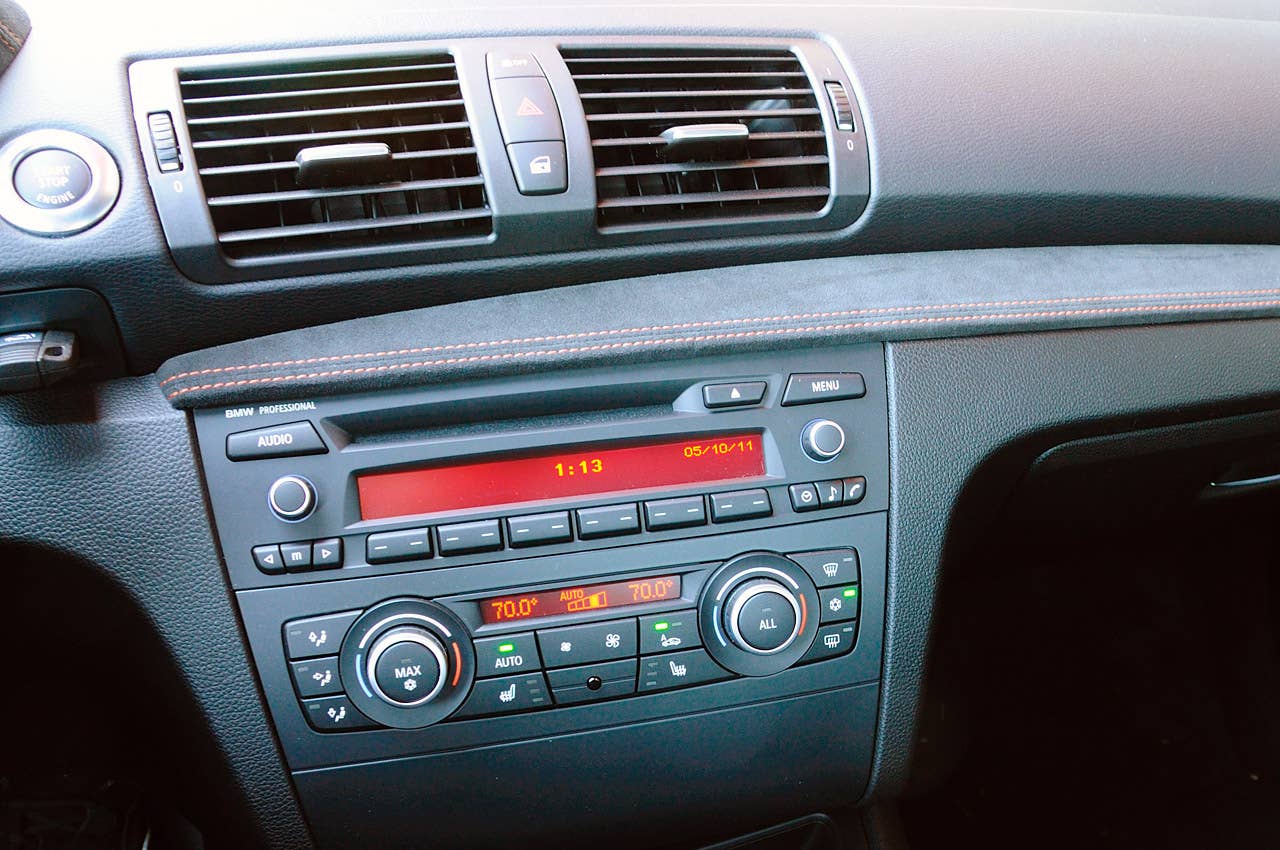 2011 BMW 1 Series M Coupe instrument panel
