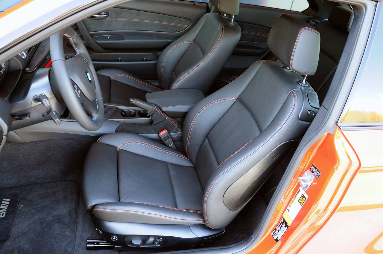 2011 BMW 1 Series M Coupe front seats