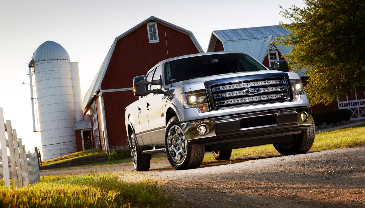 2013 Ford F-150 Lariat: This series now features standard SYNC(R) with MyFord Touch(R) voice-activated driver controls in addition to a powerful yet fuel efficient 5.0-liter V8. (6/2/2012)